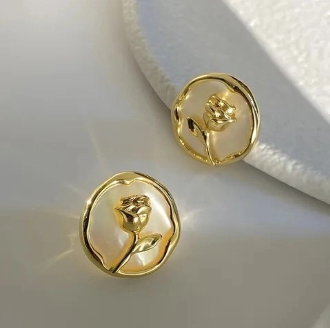 Rose Earrings